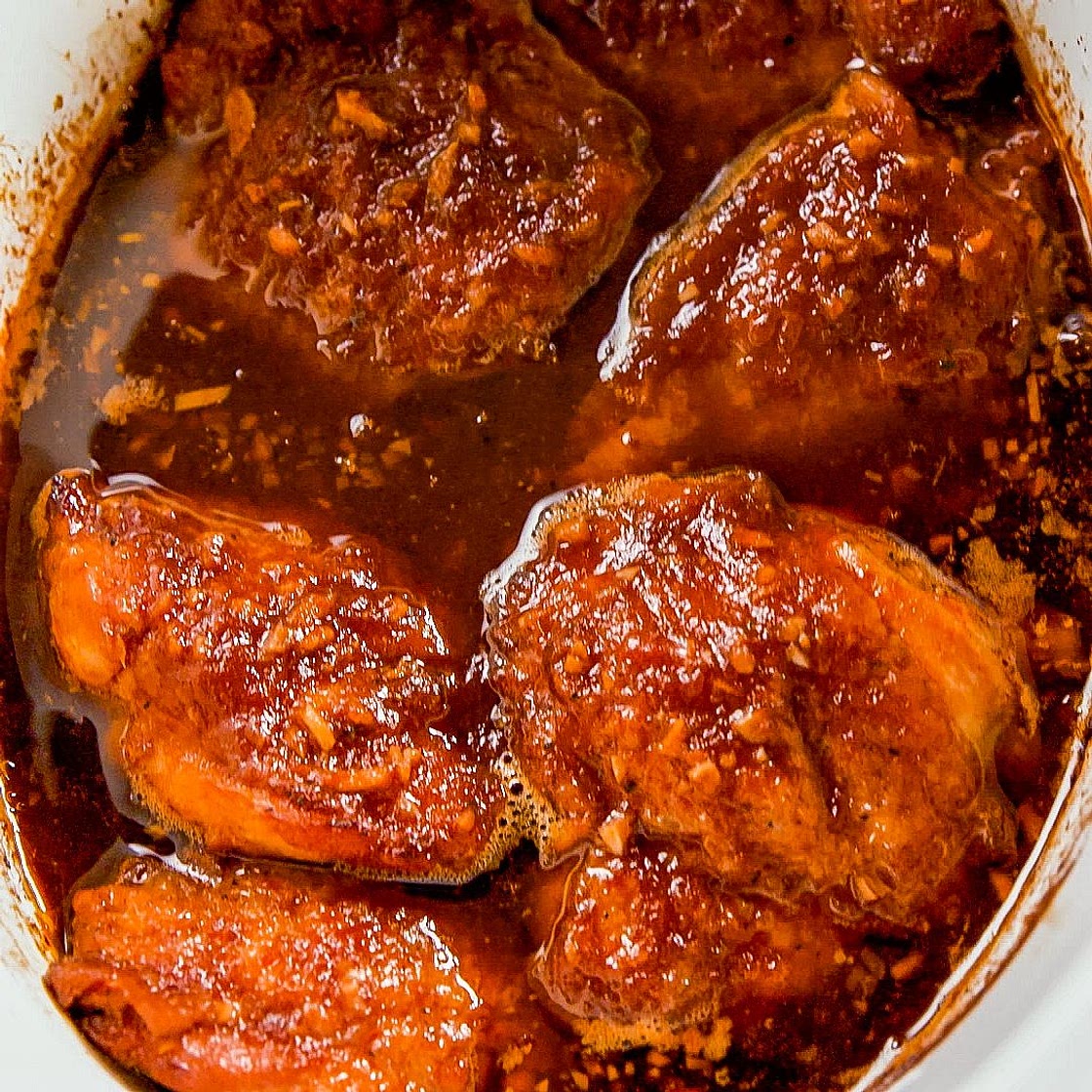 Slow-Cooker Chicken Thighs