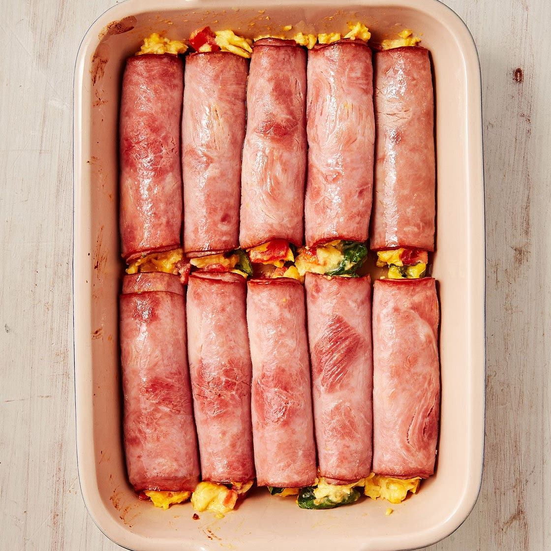 Ham Egg & Cheese Roll-Ups