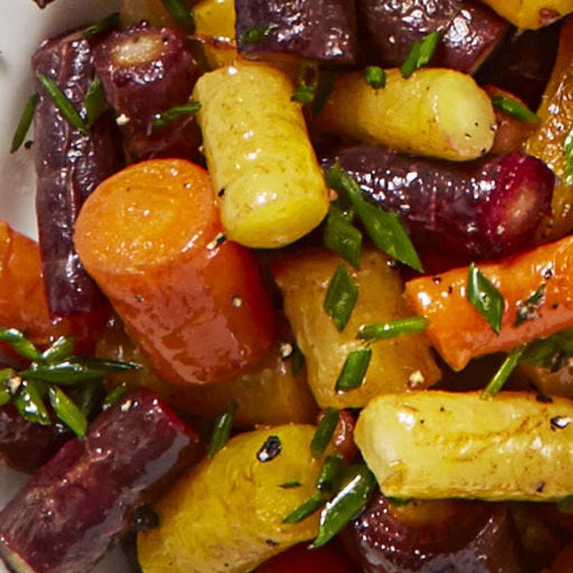Butter-Glazed Rainbow Carrots