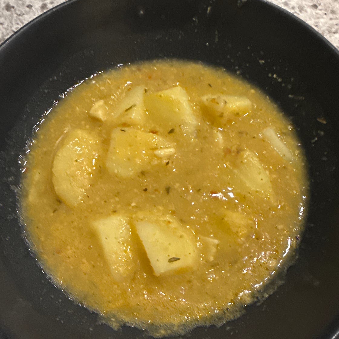 Vegan Garlic Chickpea Soup