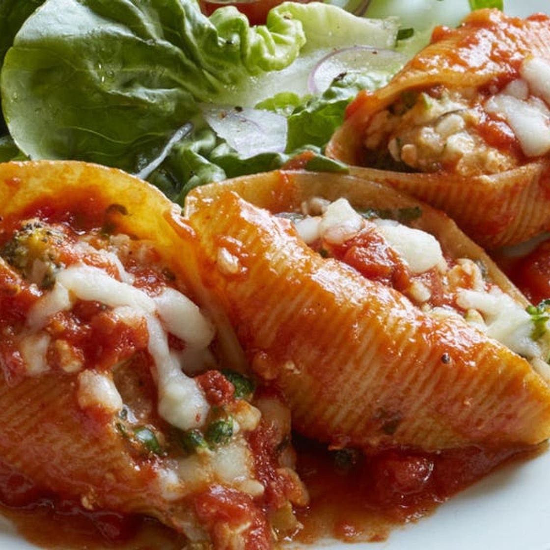 Broccoli and Cheese Stuffed Shells