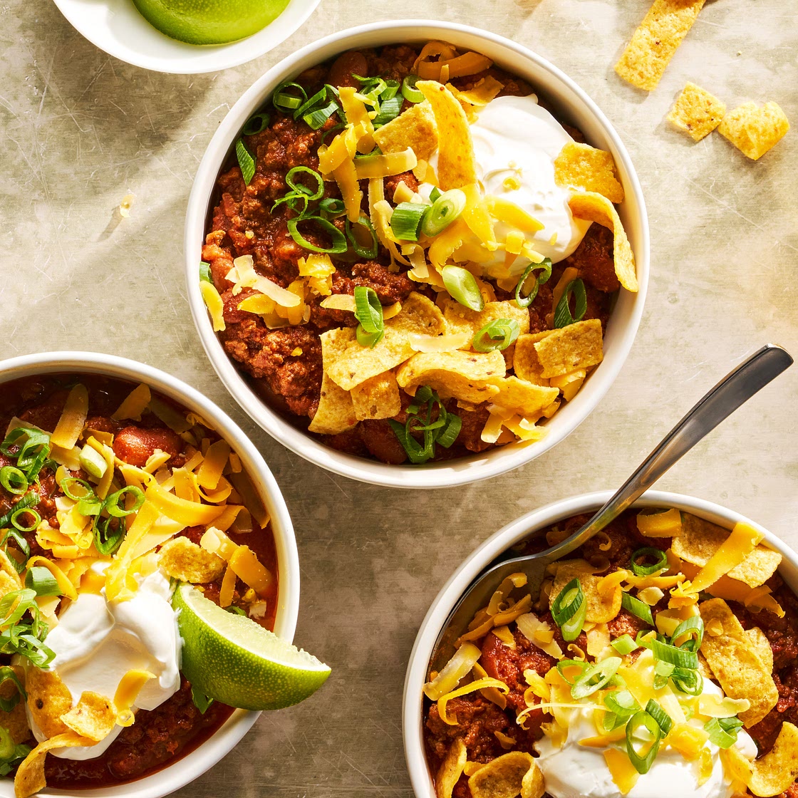 Slow-Cooker Beef Chili
