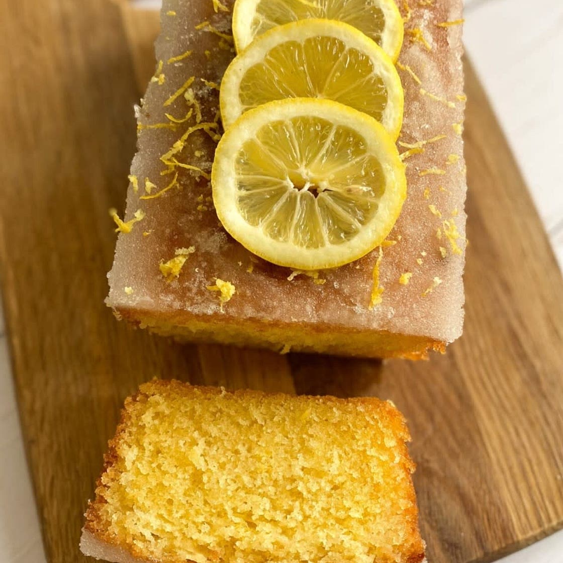 GF lemon drizzle