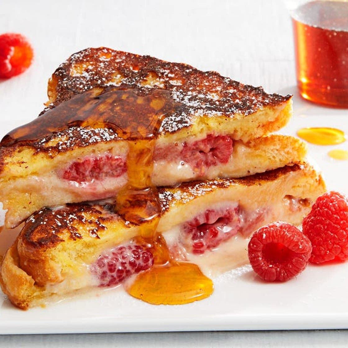 Raspberry "Cheesecake" French Toast