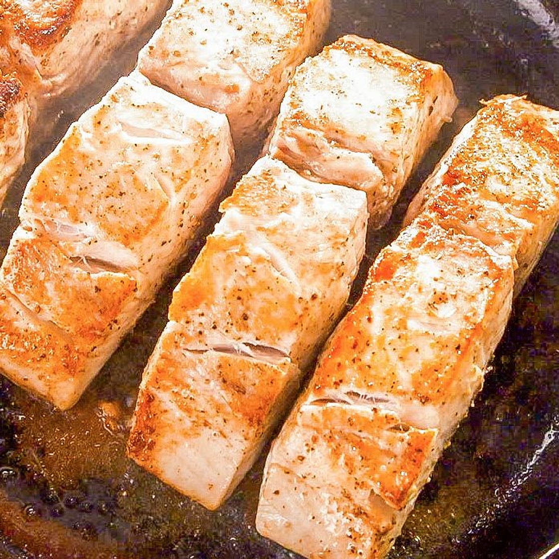 Garlicky Lemon Mahi-Mahi