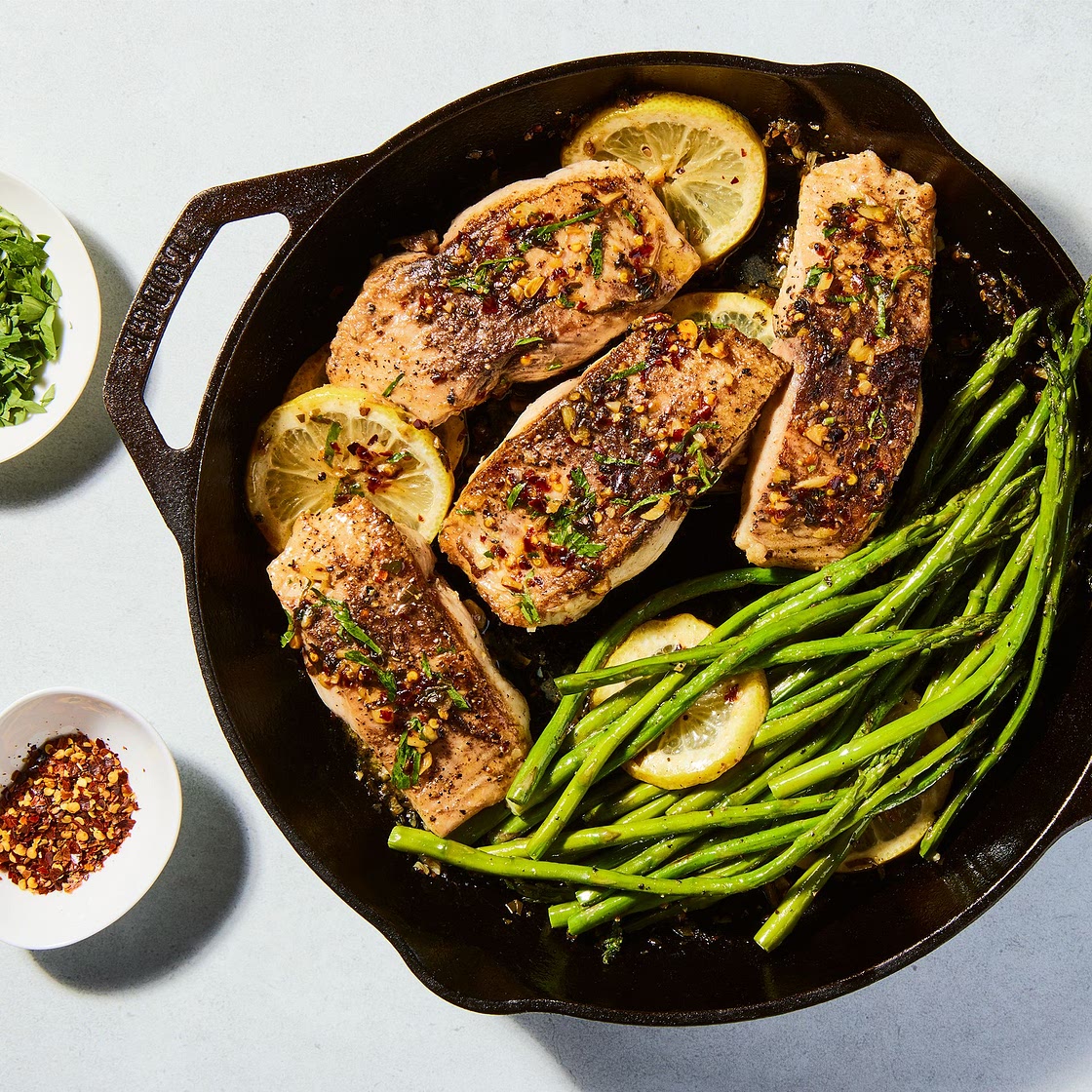 Garlicky Lemon Mahi-Mahi