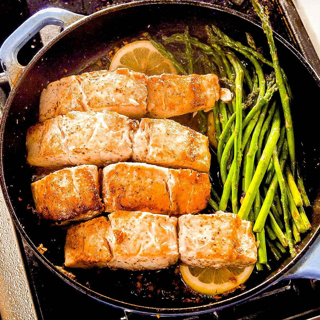 Garlicky Lemon Mahi-Mahi