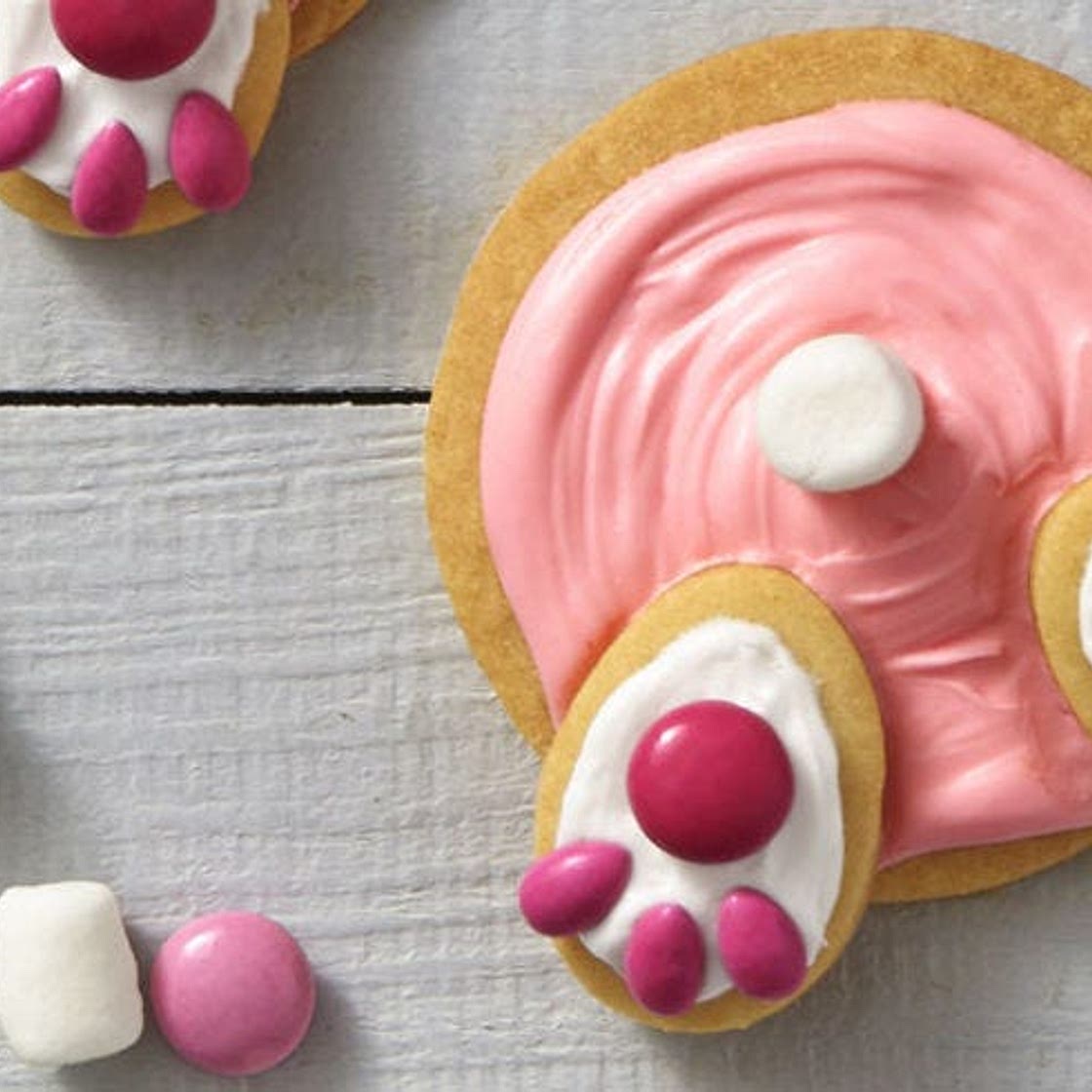 Candy Cottontail Bunny Cookies