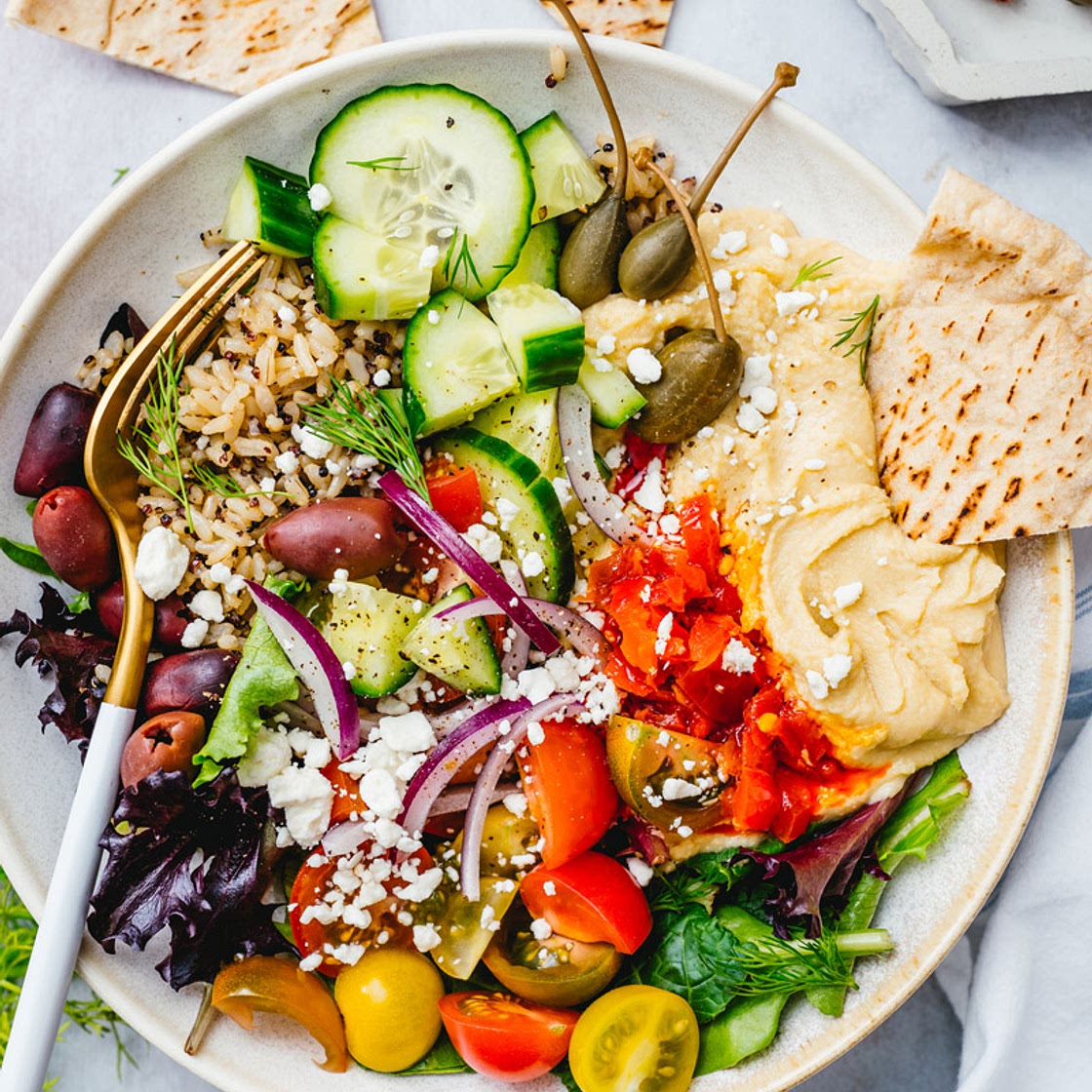 Quick Hummus Bowls