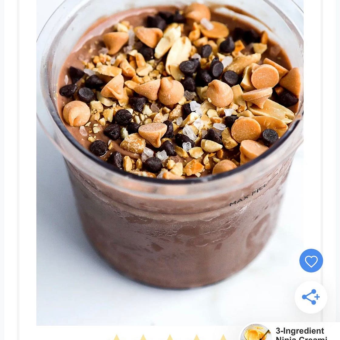 Snickers Chocolate Protein Ice Cream