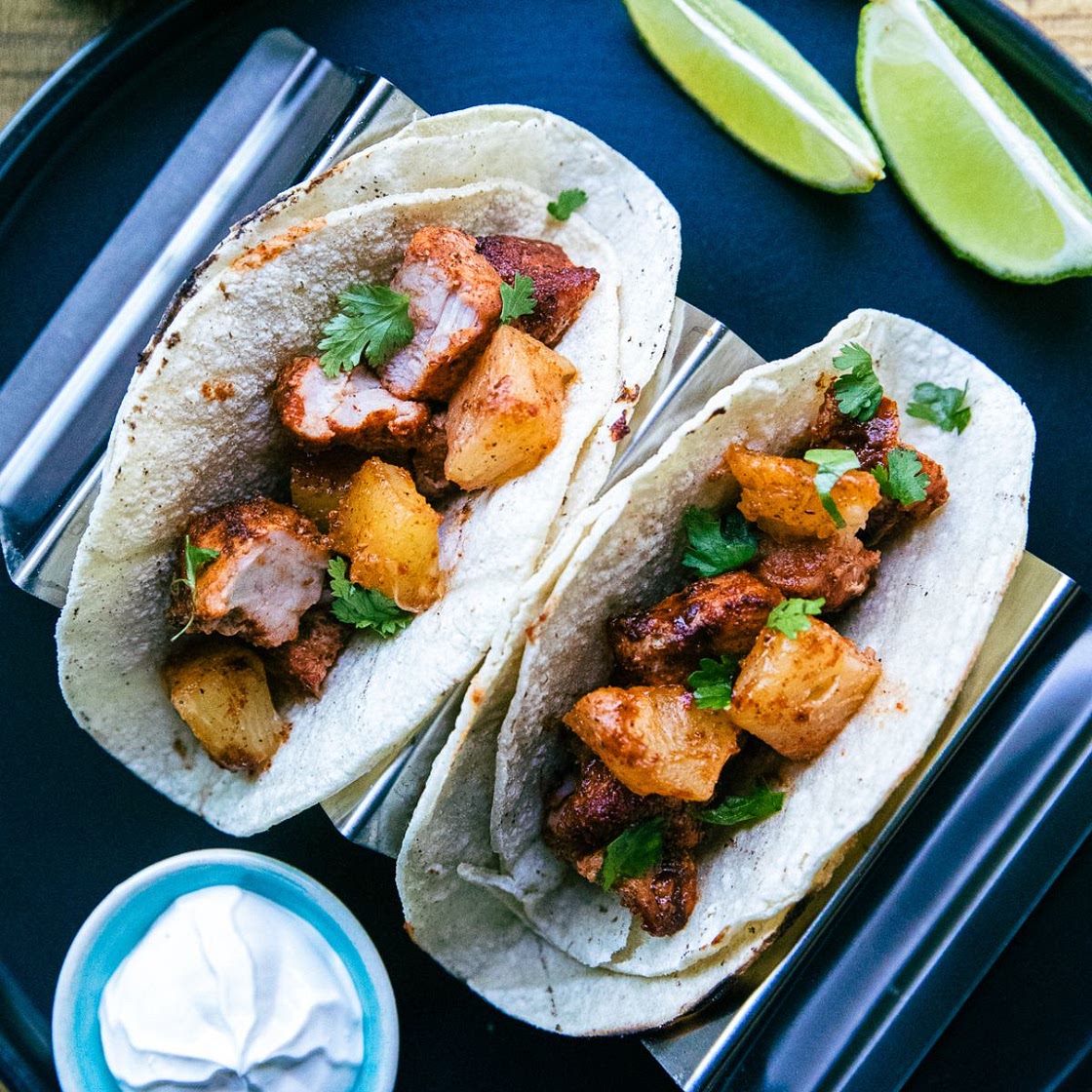 Al Pastor Pork Tenderloin Tacos