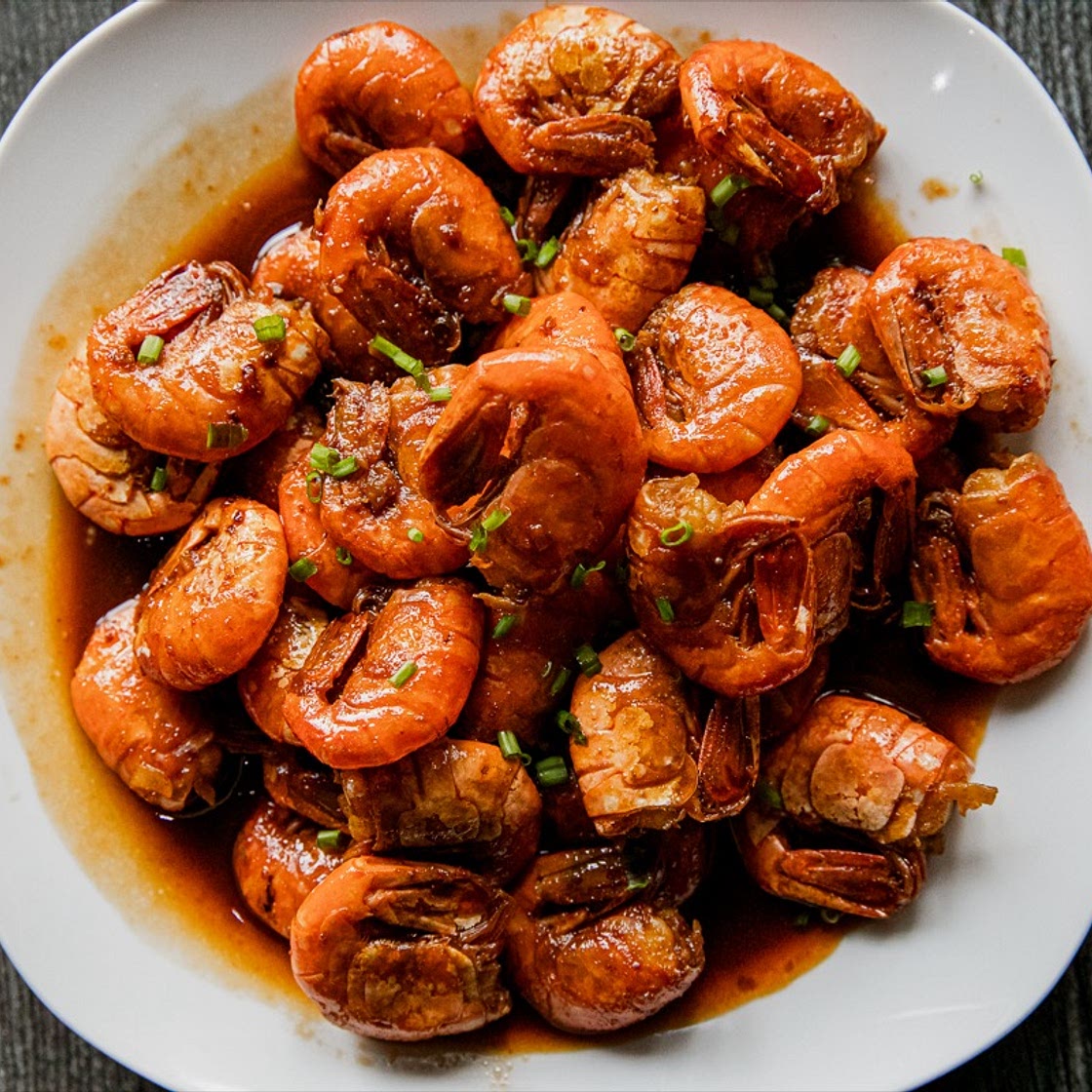 Ginger Scallion Shrimp