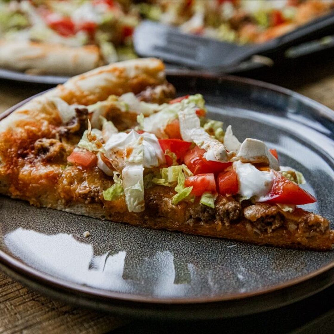 Homemade Taco Pizza