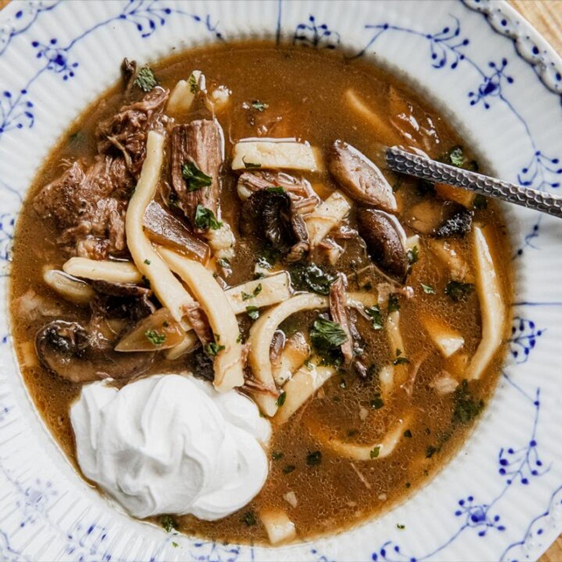 Beef Stroganoff Soup