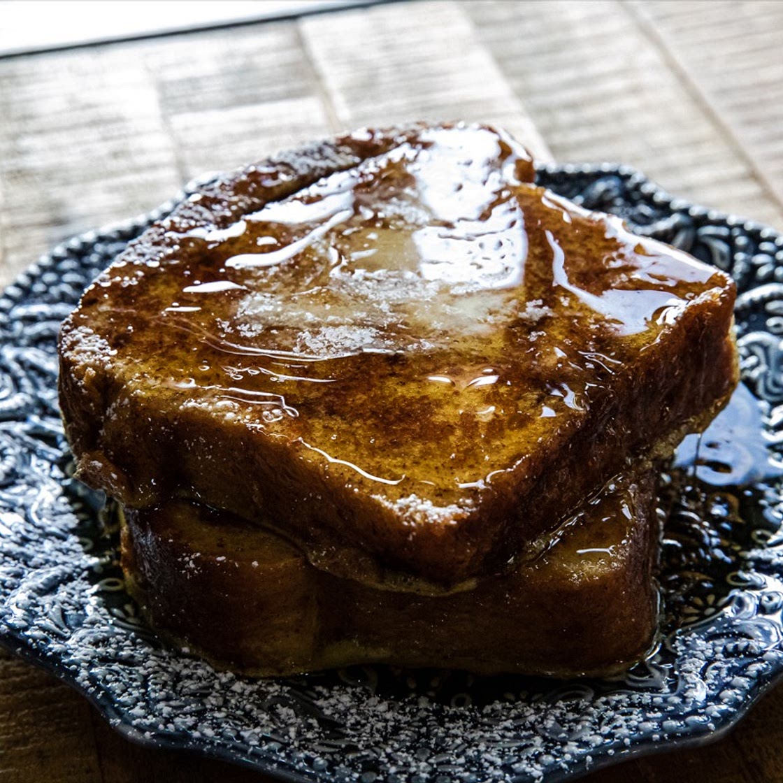 Blackstone Eggnog French Toast