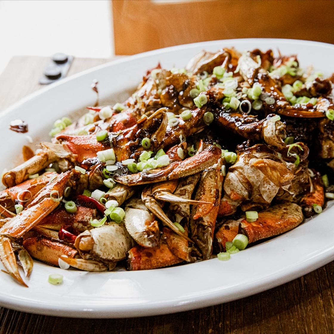 Ginger Scallion Crab