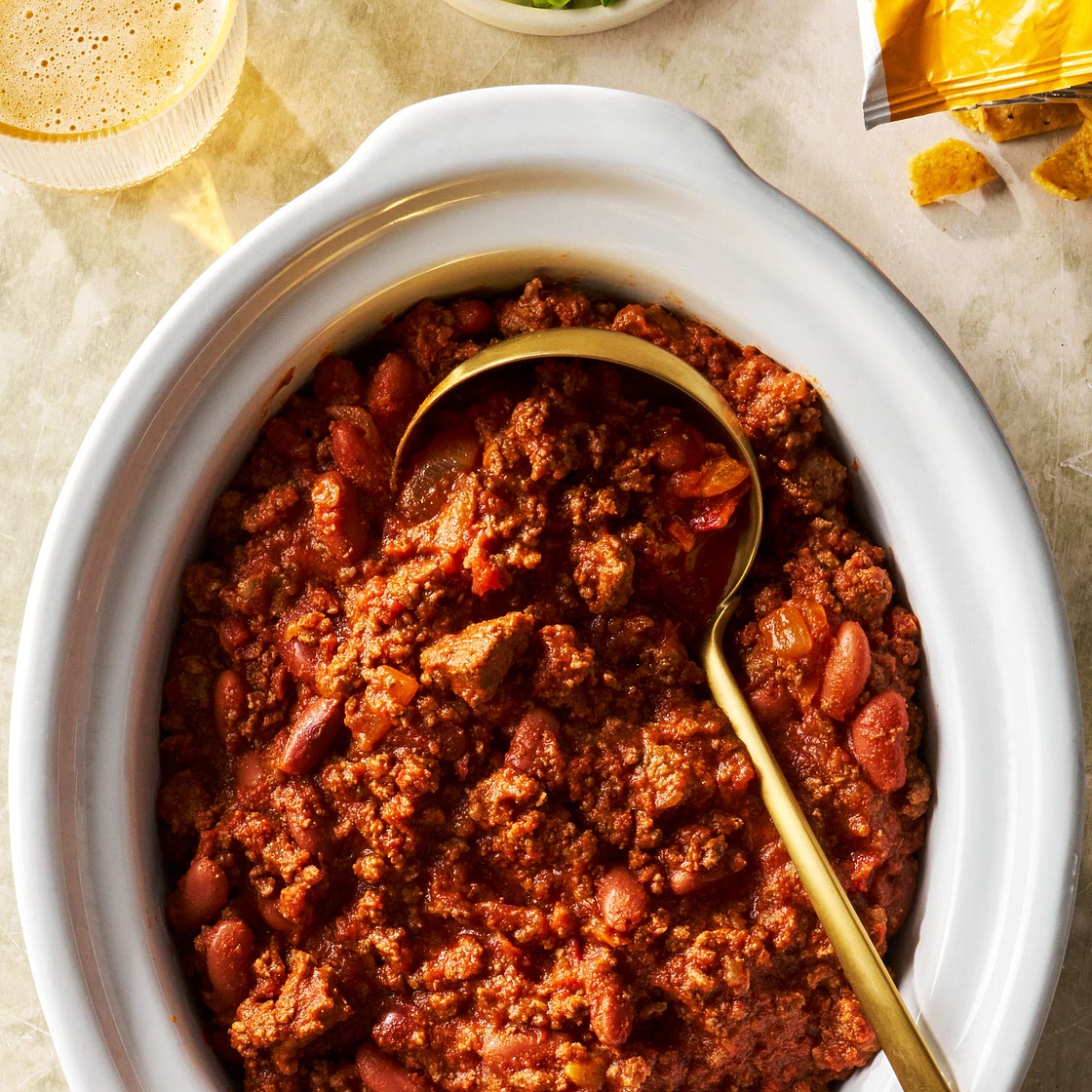 Slow-Cooker Beef Chili
