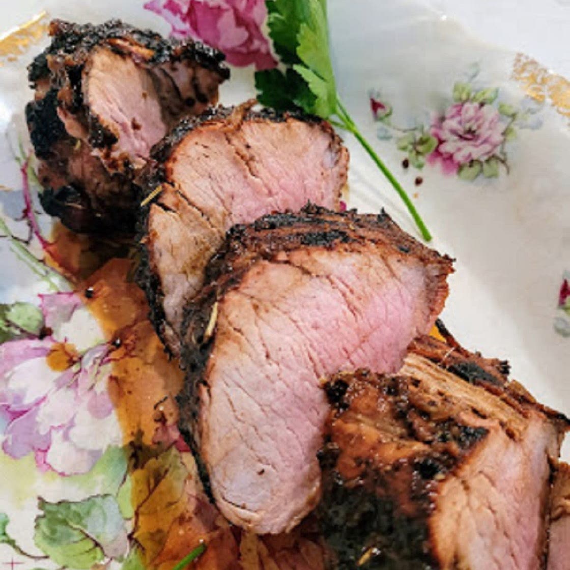 Balsamic Dijon BBQ Pork Tenderloin