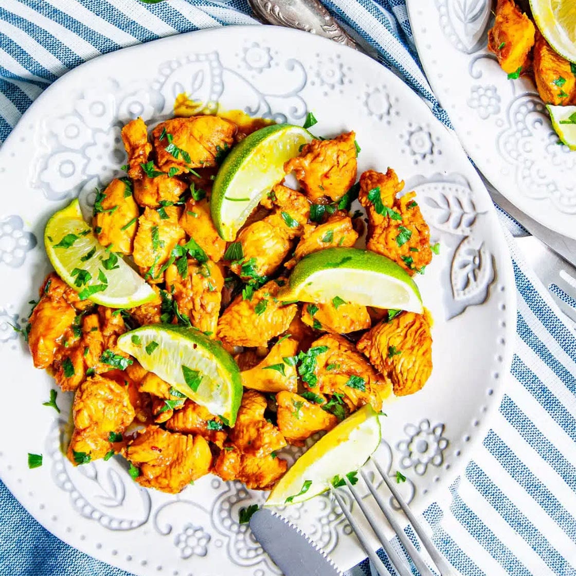 Skillet Chicken Satay