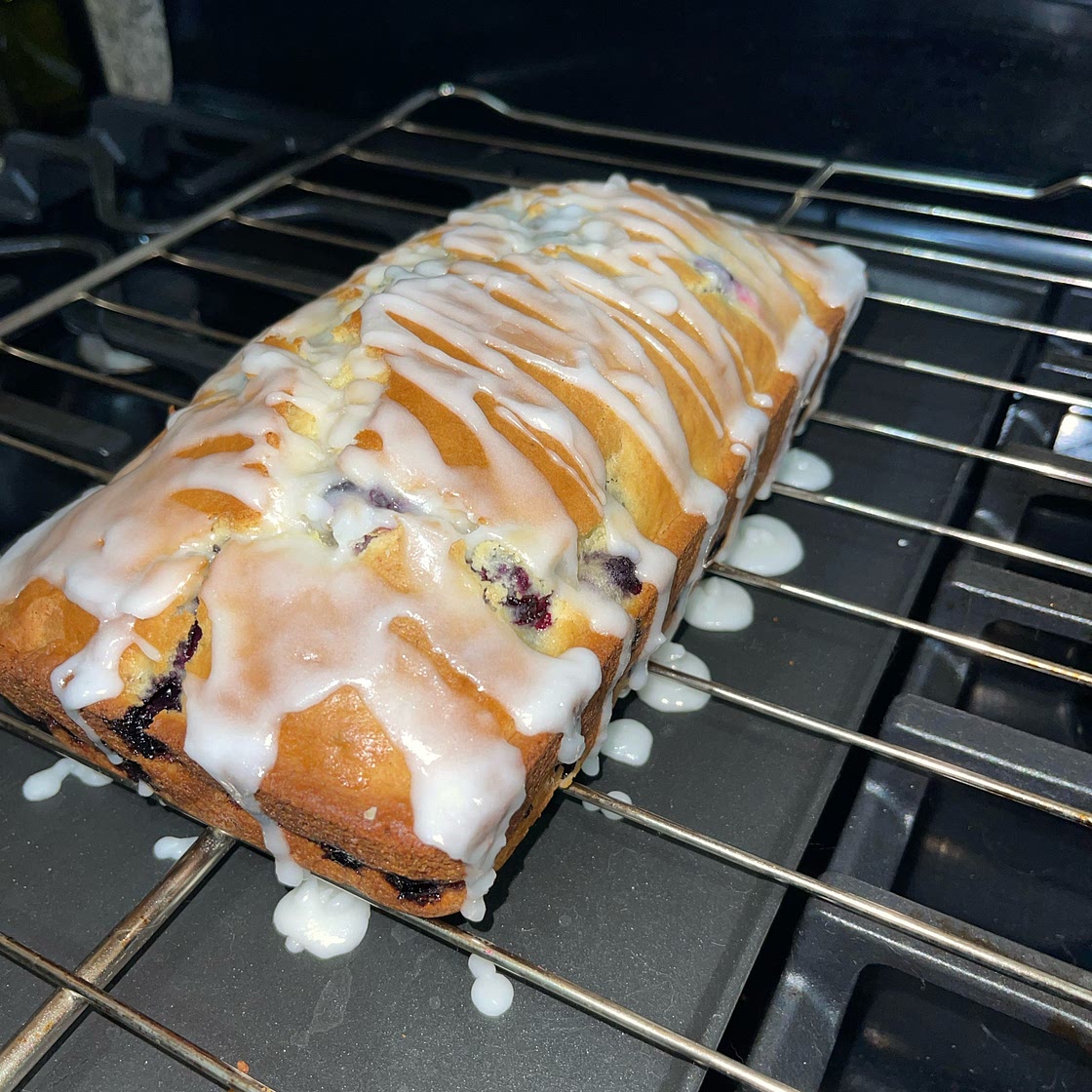 Lemon & blueberry loaf cake