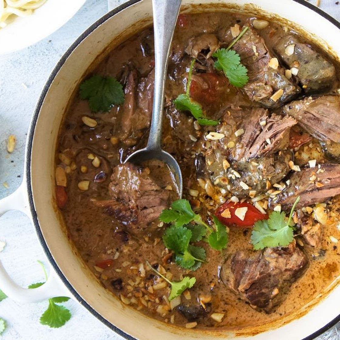 Slow Cooker Satay Beef recipe