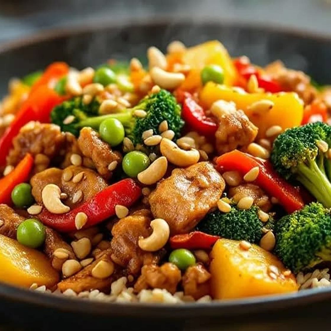 Sweet & Savory Minced Chicken Stir-Fry
Serves 4