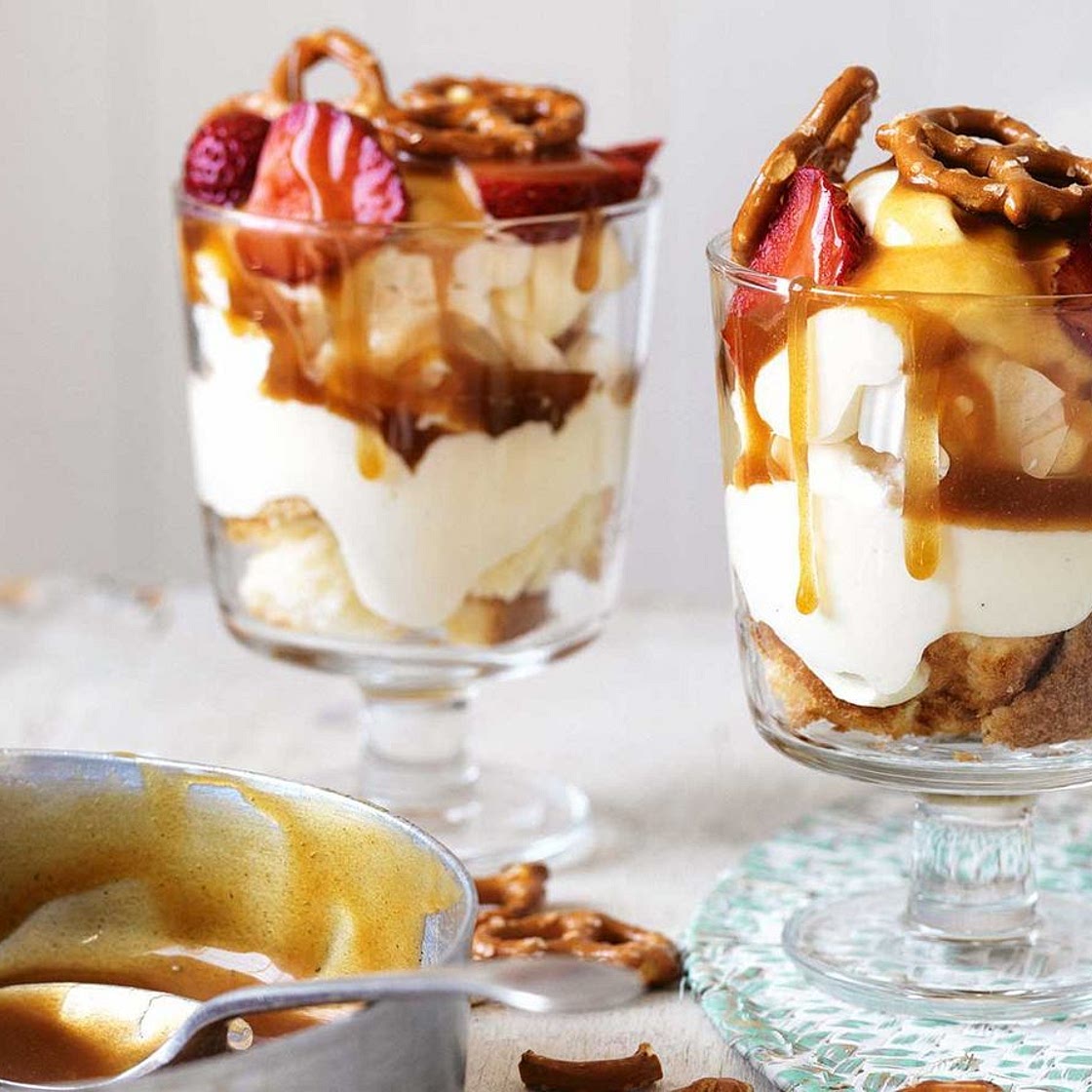 Salted caramel Eton mess