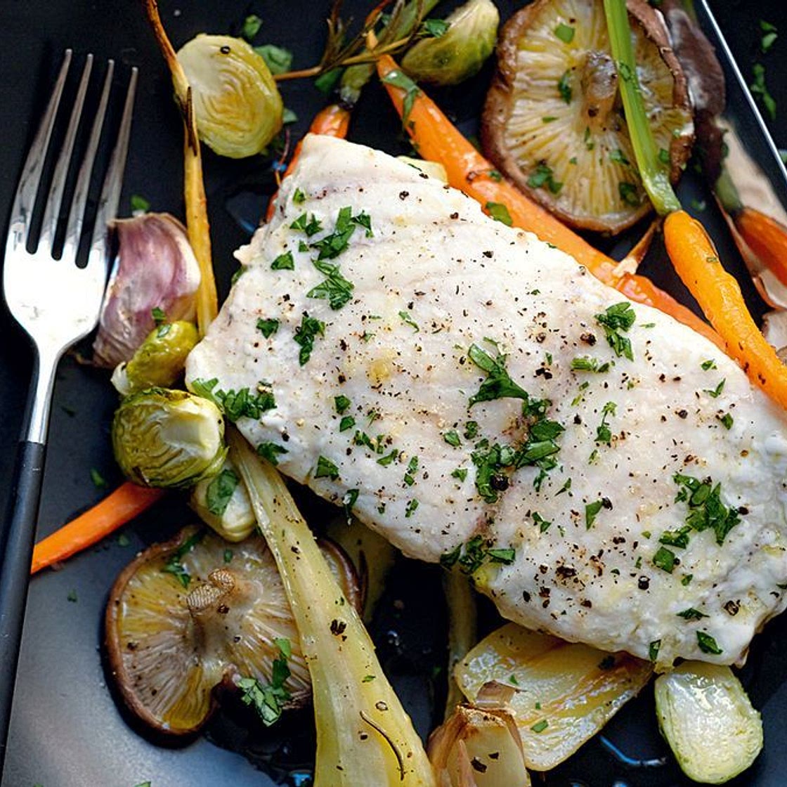 Sunday roast fish