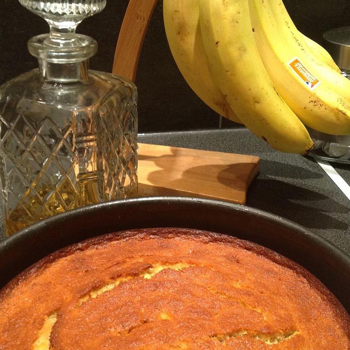 Gâteau rhum banane façon cuba