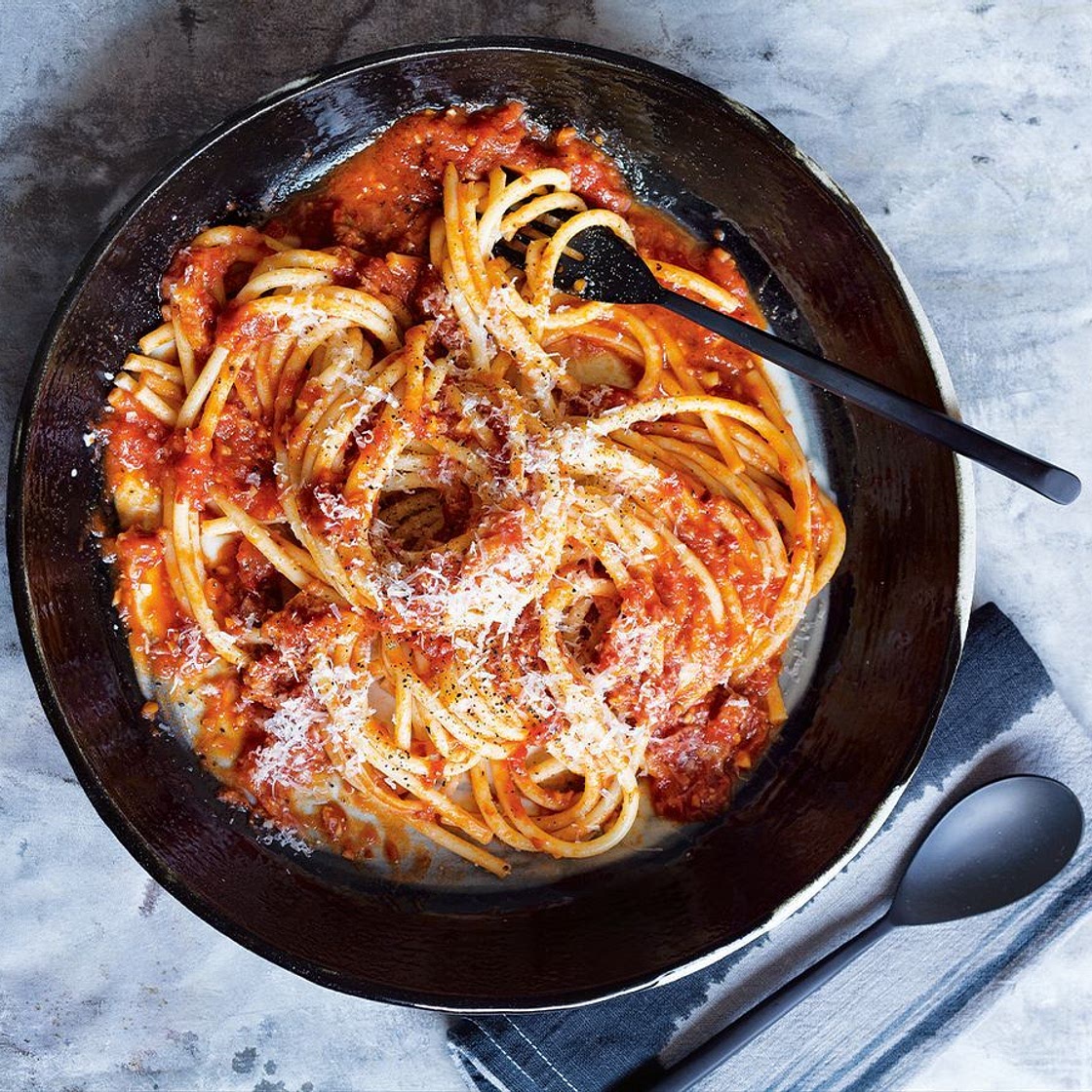 Bucatini all'amatriciana
