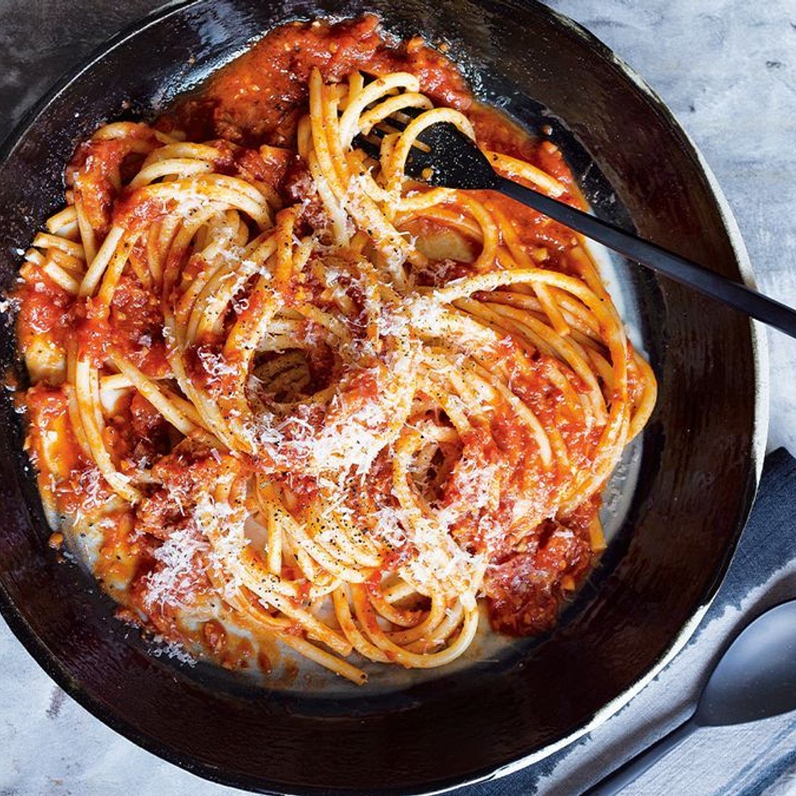 Bucatini all'amatriciana