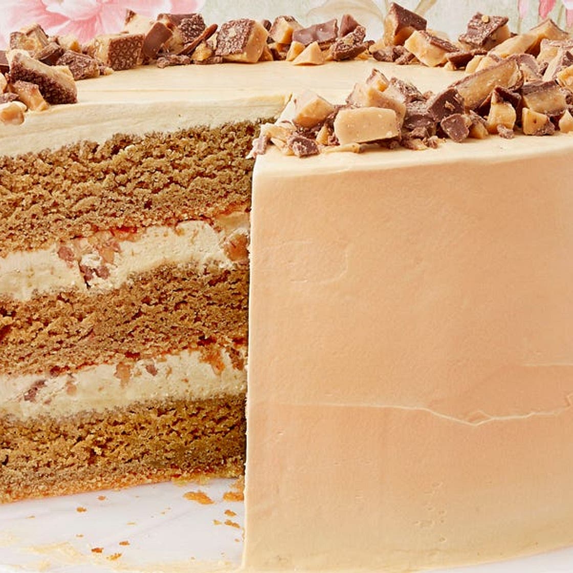 Coffee-Toffee Crunch Cake