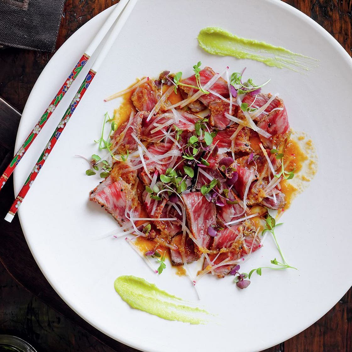 Wagyu beef tataki