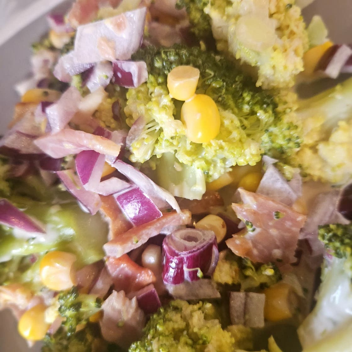 Keto Broccoli Salad with Bacon