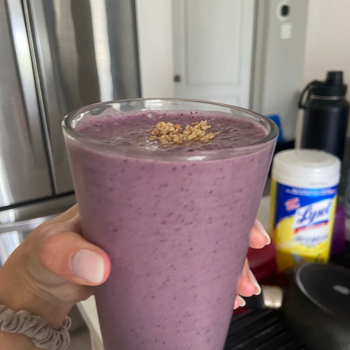 Matcha berrie smoothie 