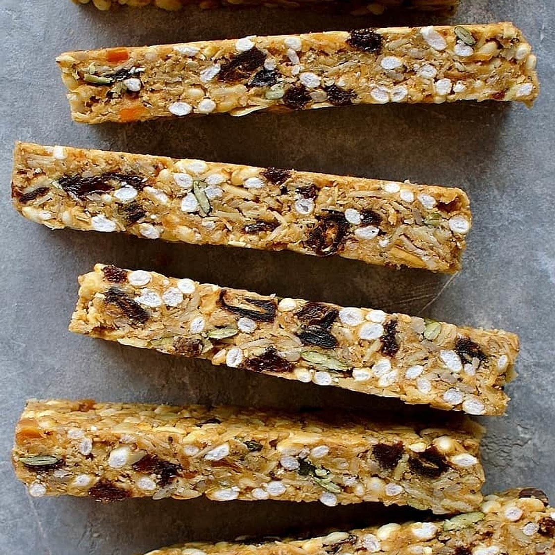 Chewy No-Bake Granola Bars