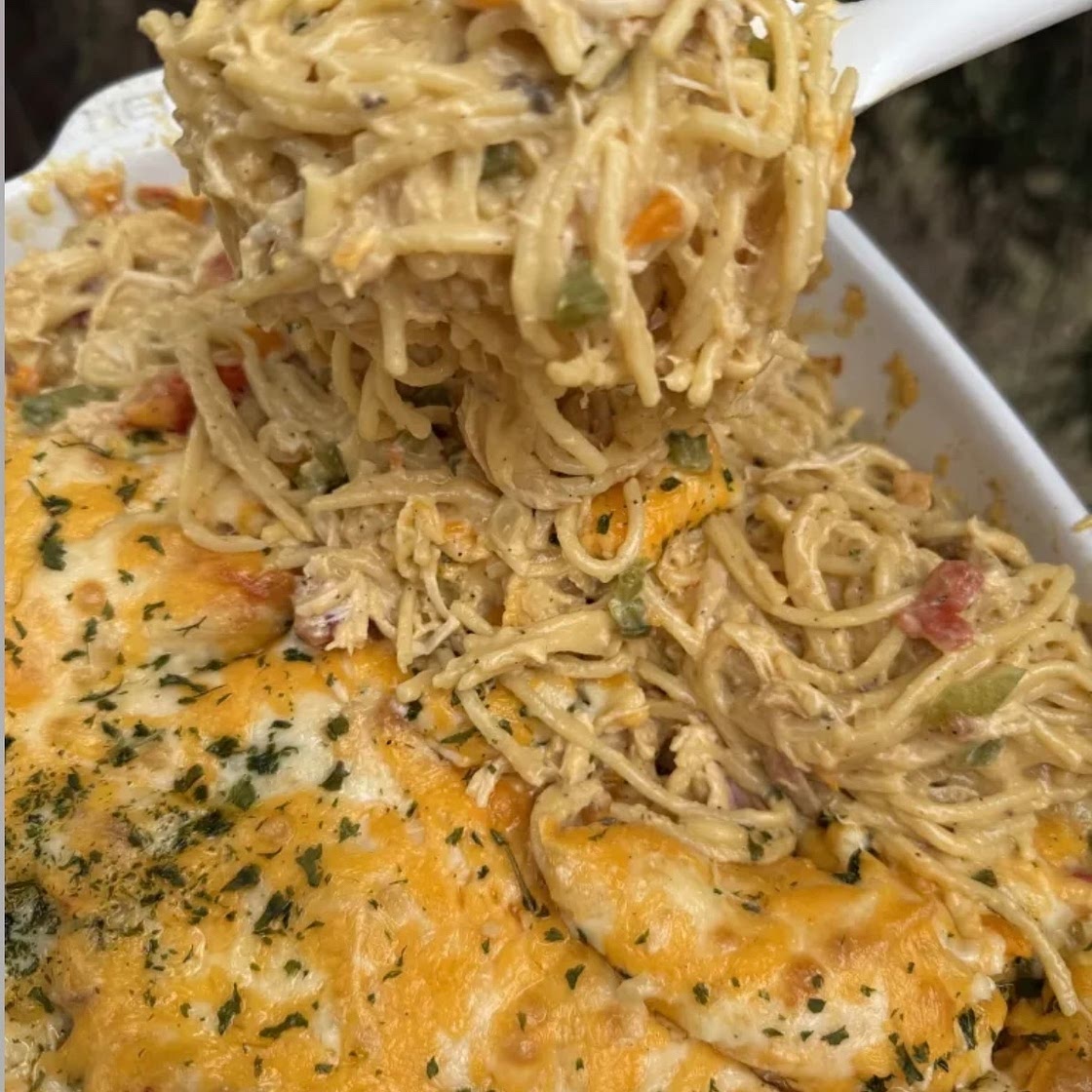 Creamy Chicken Spaghetti 