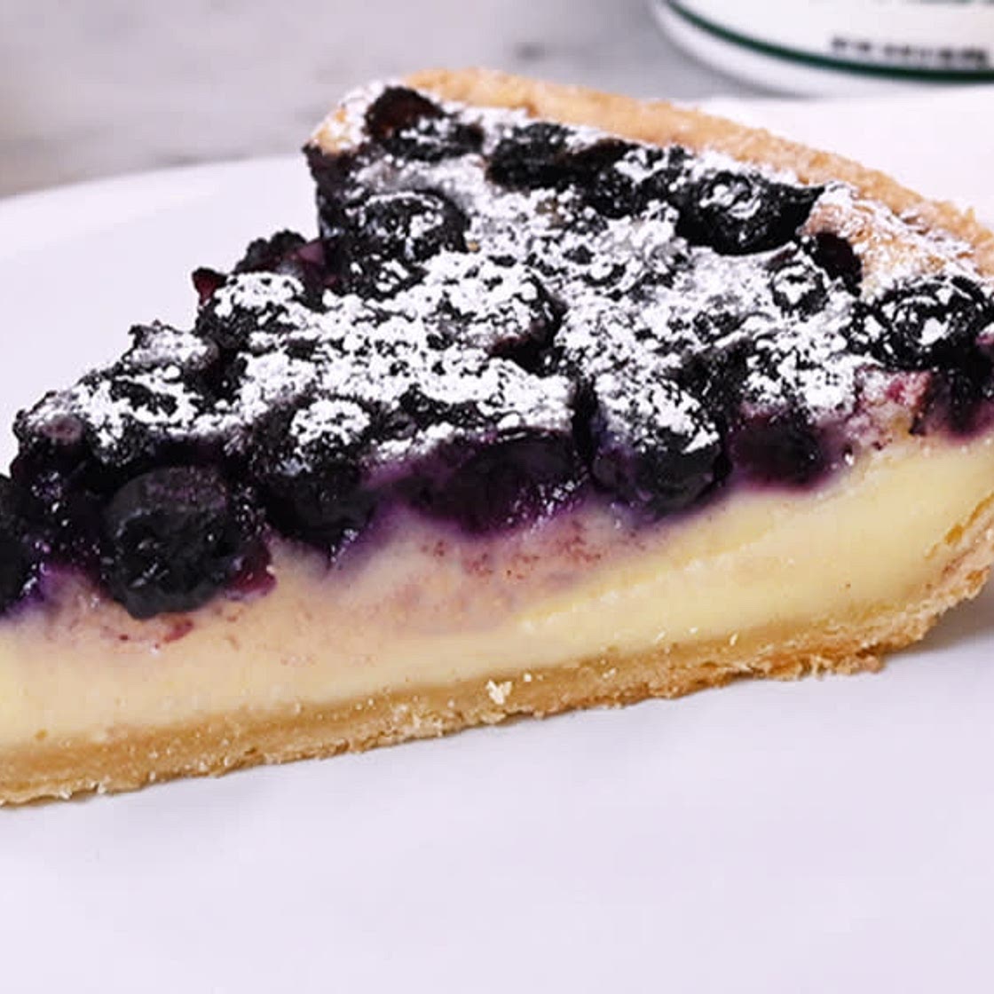 Chef Reid’s Blueberry Sour Cream Pie 