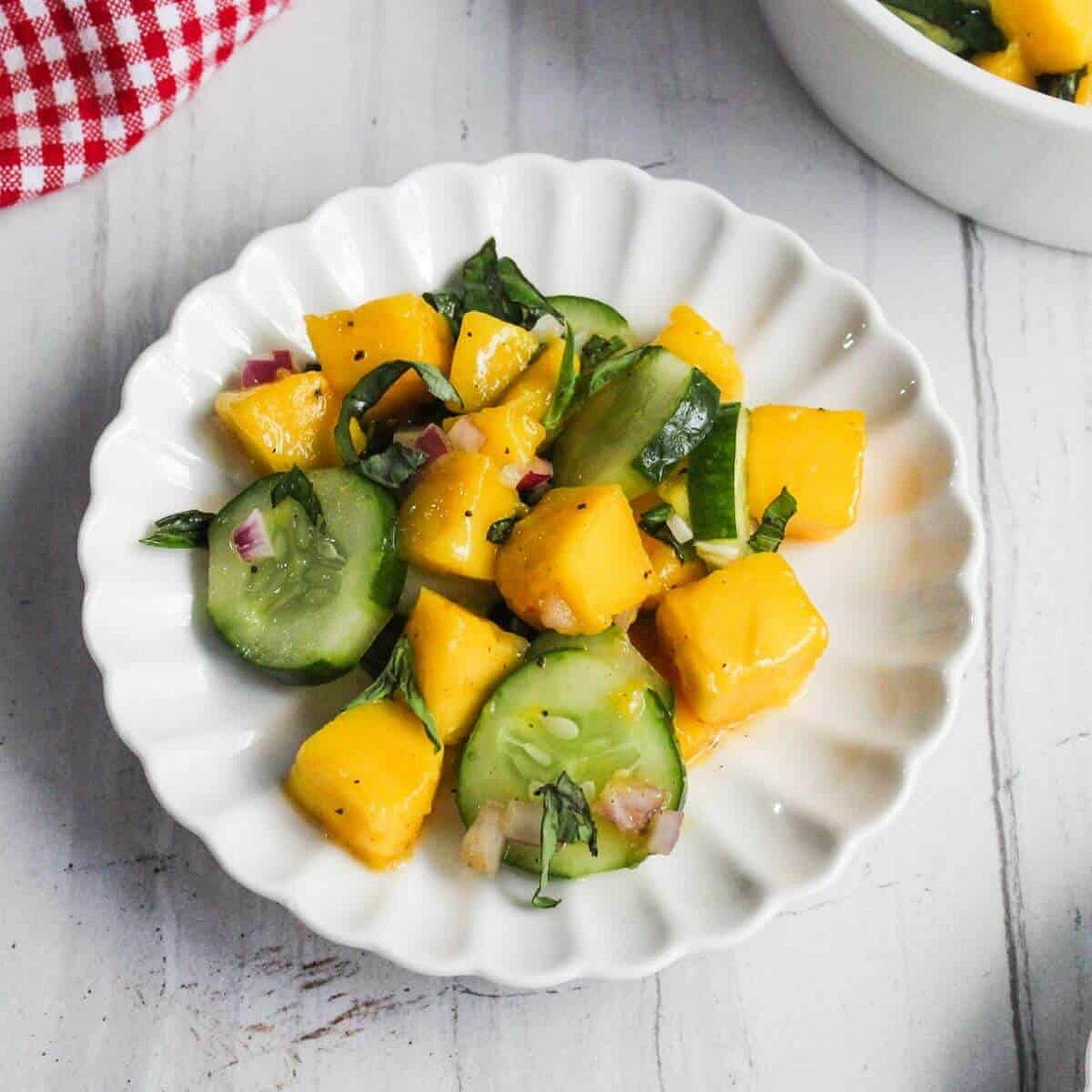 Cucumber and Mango Salad