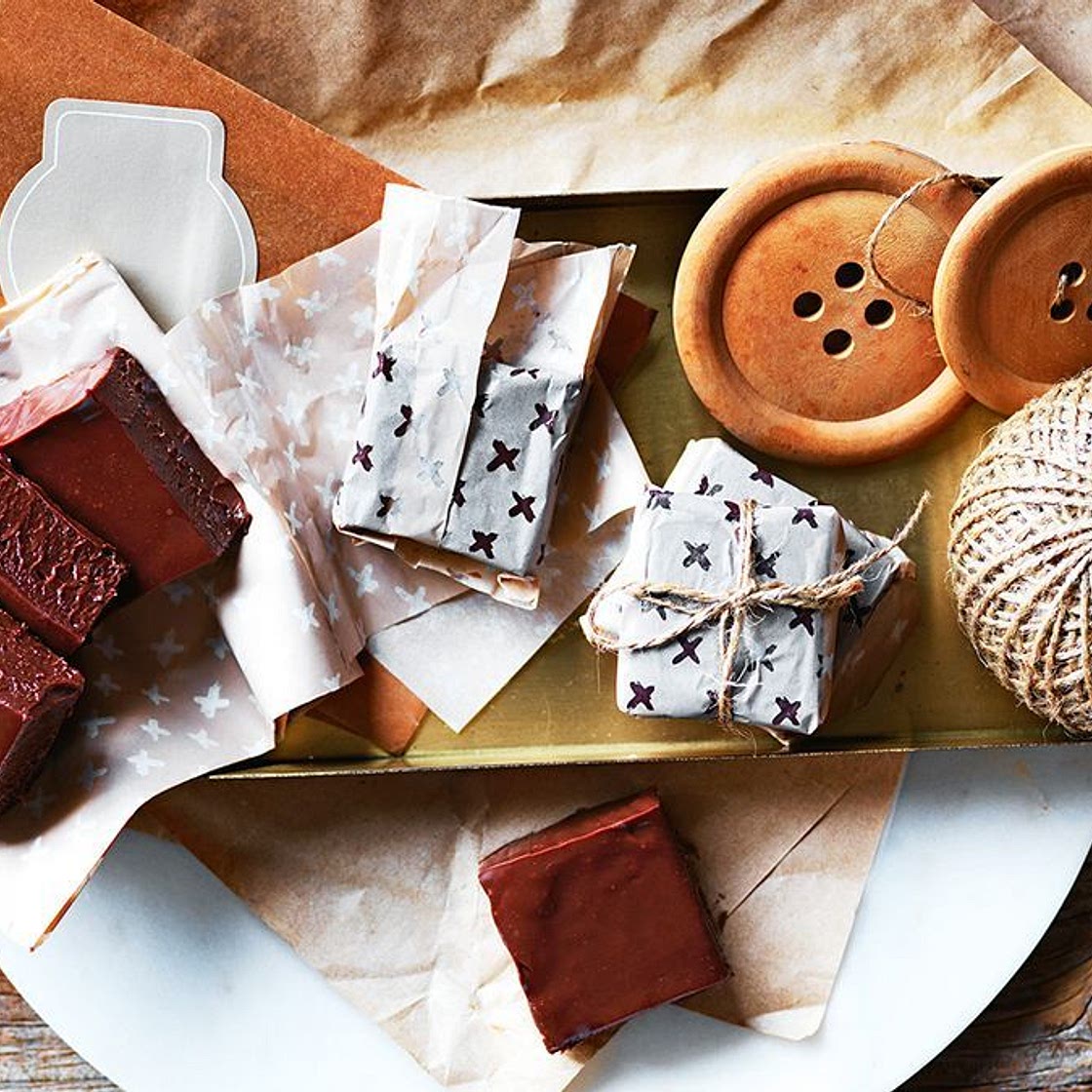 Chocolate peppermint fudge