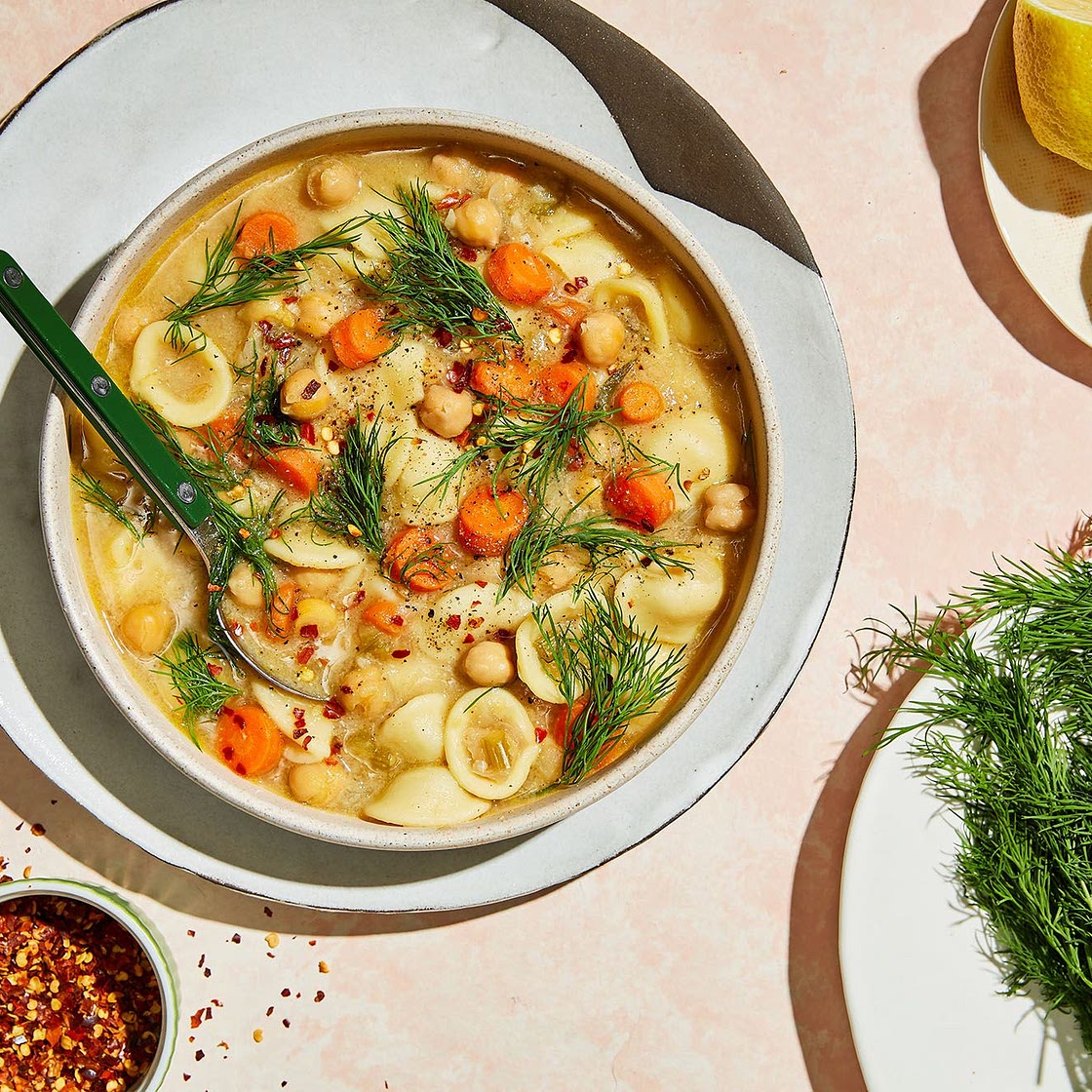 Chickpea Noodle Soup