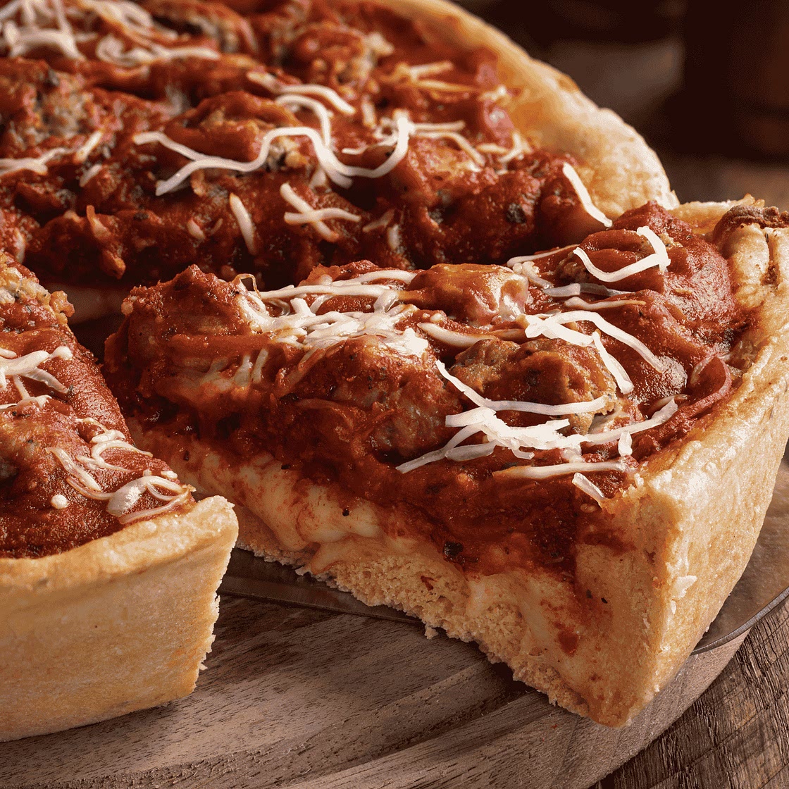Deep Dish Pizza (Thick Crust Chicago Style Pizza)