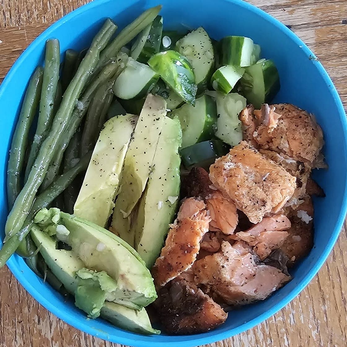 Salmon Noodle Bowls