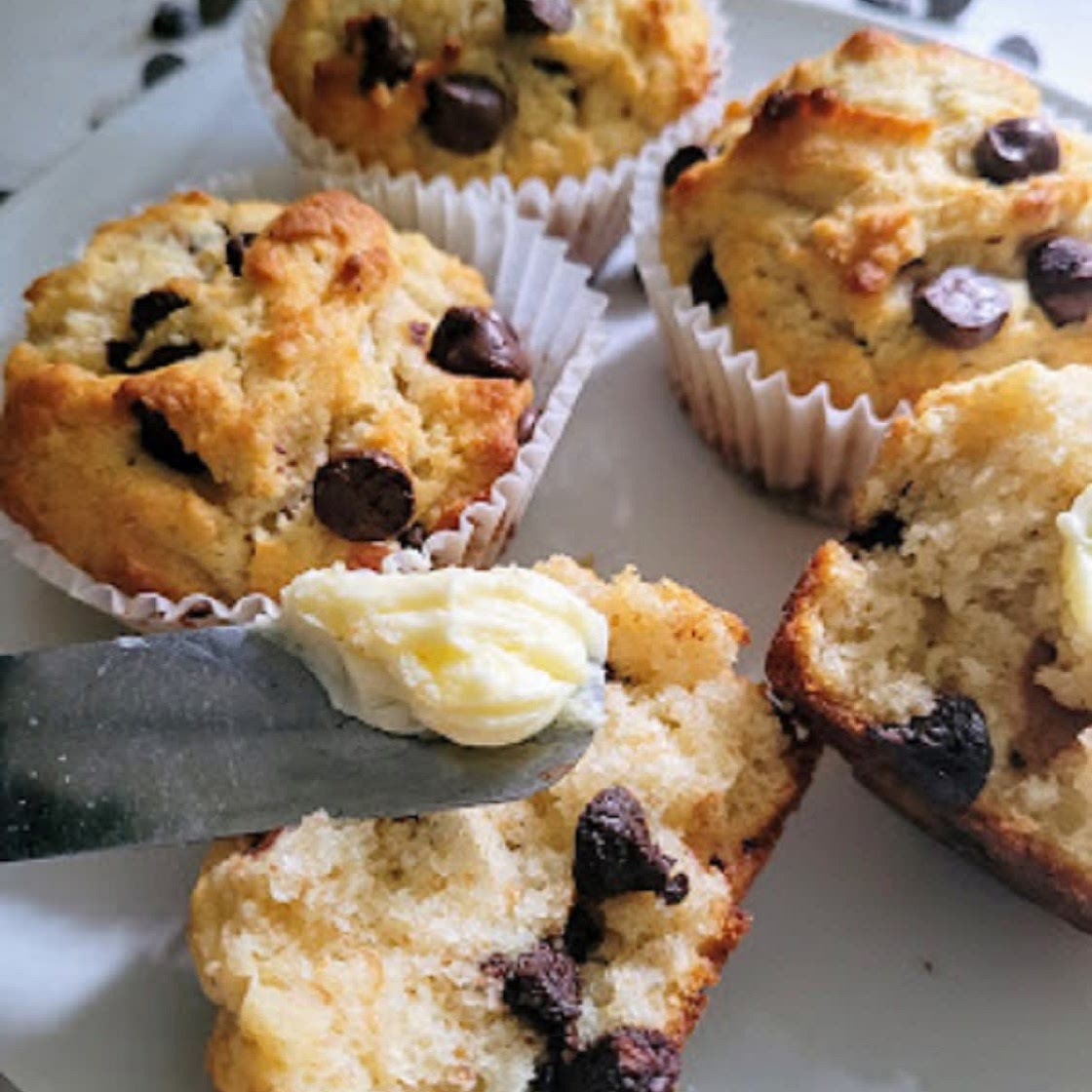 Chocolate Chip Protein Muffins