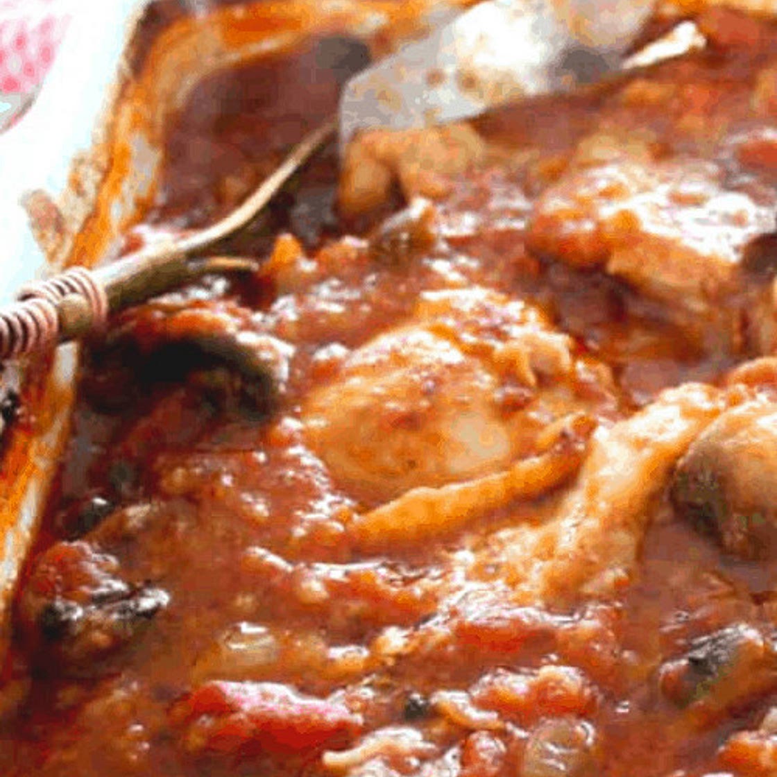 Healthy Baked Chicken Cacciatore