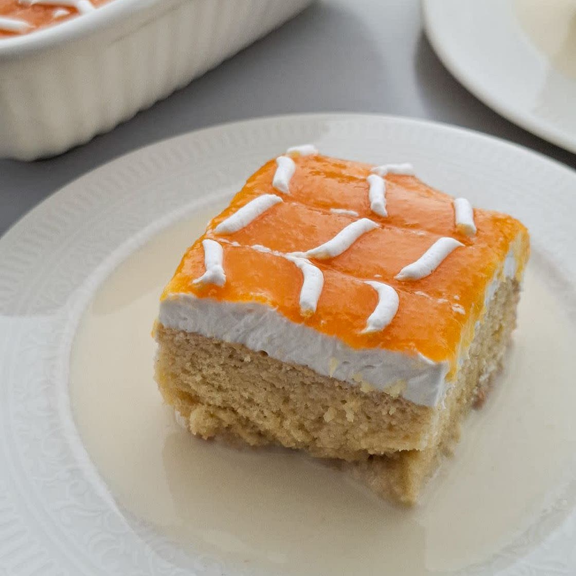 Peach Tres Leches Cake