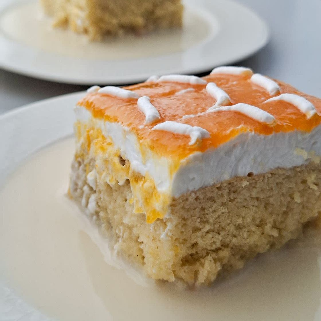 Peach Tres Leches Cake