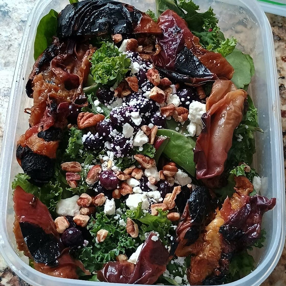 Grilled Peach Summer Salad