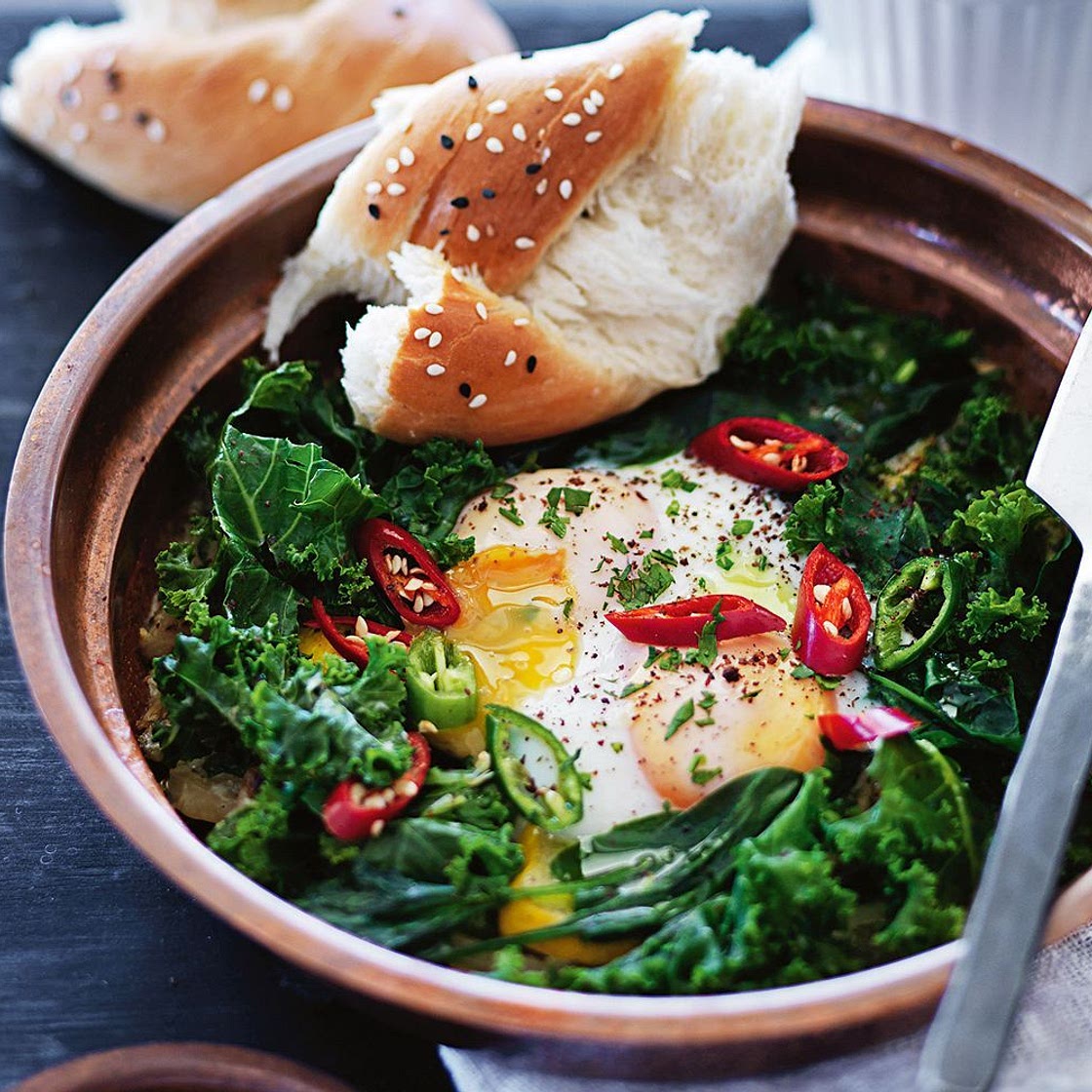 Green shakshouka