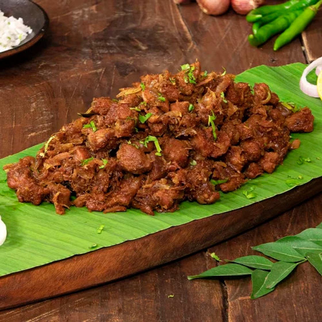 Mutton chukka (Mutton Pepper Masala fry)